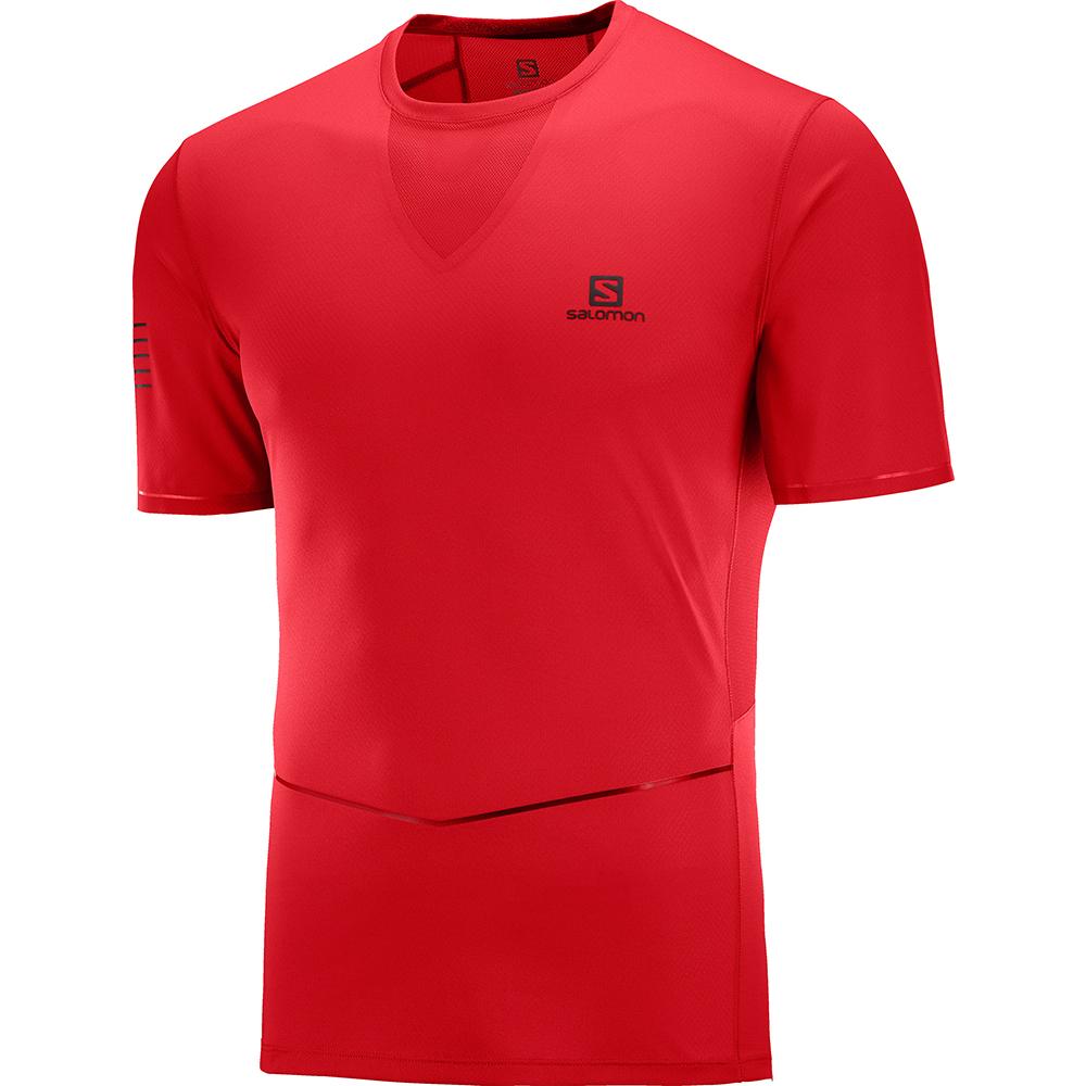 SALOMON UK SENSE ULTRA M - Mens T-shirts Red,VDYC06824